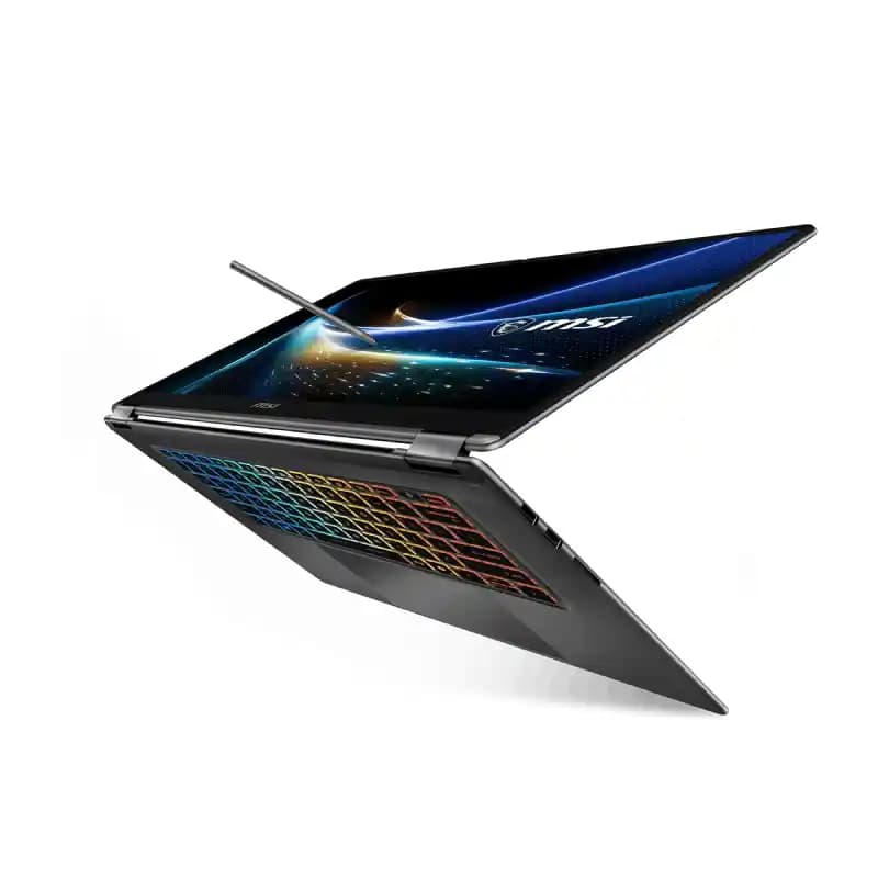لپ تاپ 16 اینچی دو کاربره ام اس آی مدل Prestige N16 Flip AI+ C1XMT RTX Spark N1X 128GB 2TB SSD NVIDIA Blackwell