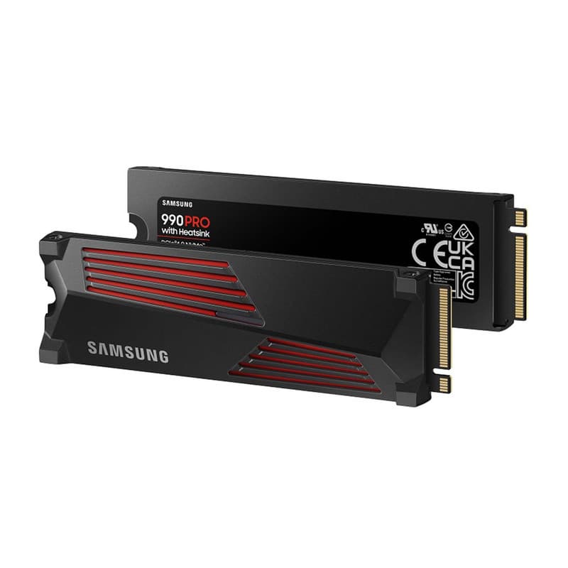 حافظه اس اس دی اینترنال سامسونگ 990 PRO Heatsink MZ-V9P2T0CW 2TB