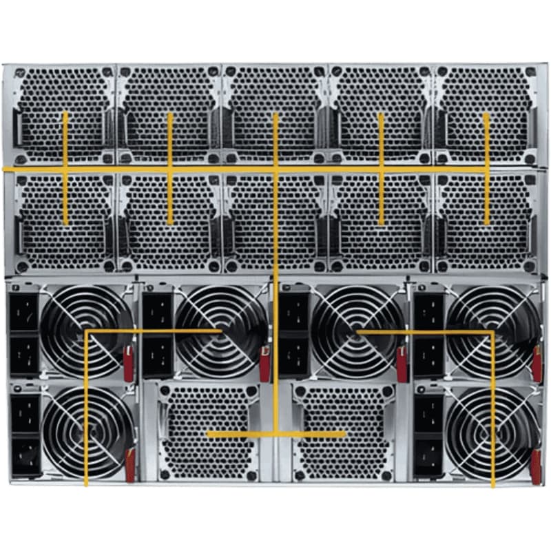 سرور هوش مصنوعی سوپرمایکرو مدل SYS-822GS-NB3RT-01-G2 Xeon 6768P 2TB RAM 960GB NVMe SSD 8x 288GB NVIDIA B300