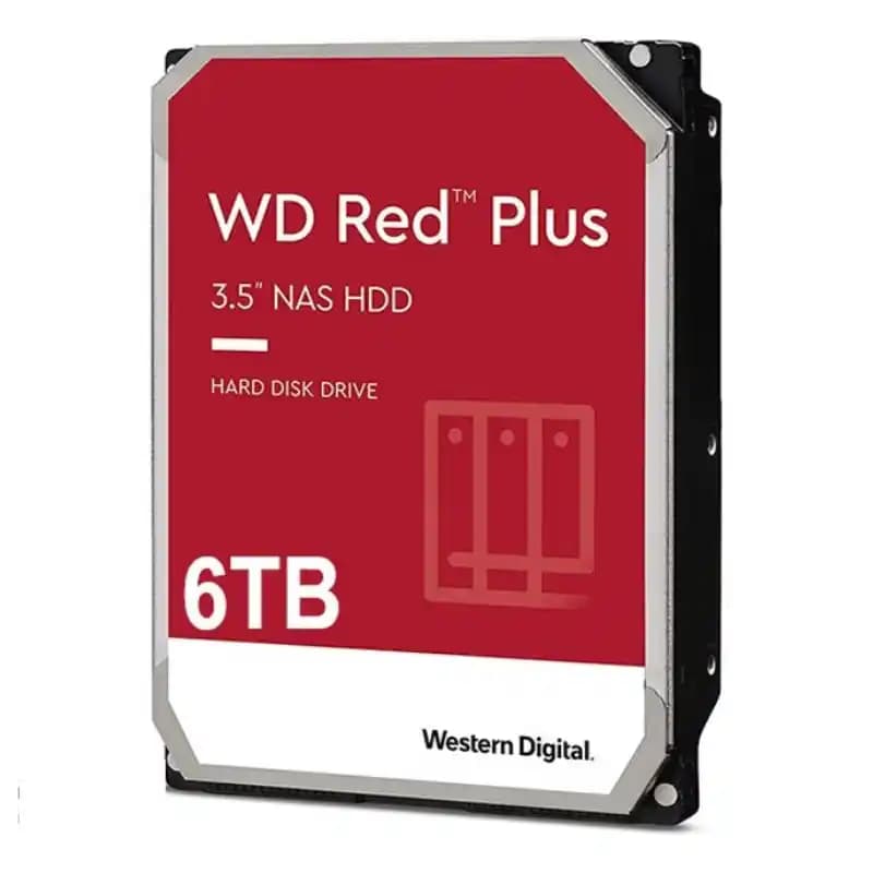 هارد دیسک اینترنال وسترن دیجیتال قرمز پلاس 6TB