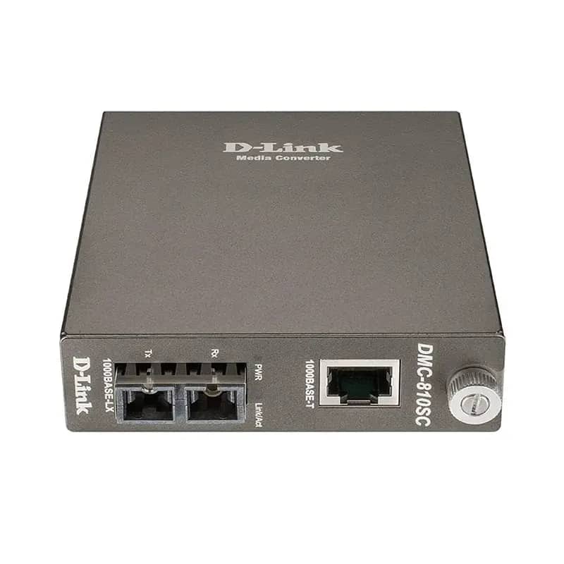 سوئیچ فیبر نوری به اترنت دی لینک مدل DMC 810SSC