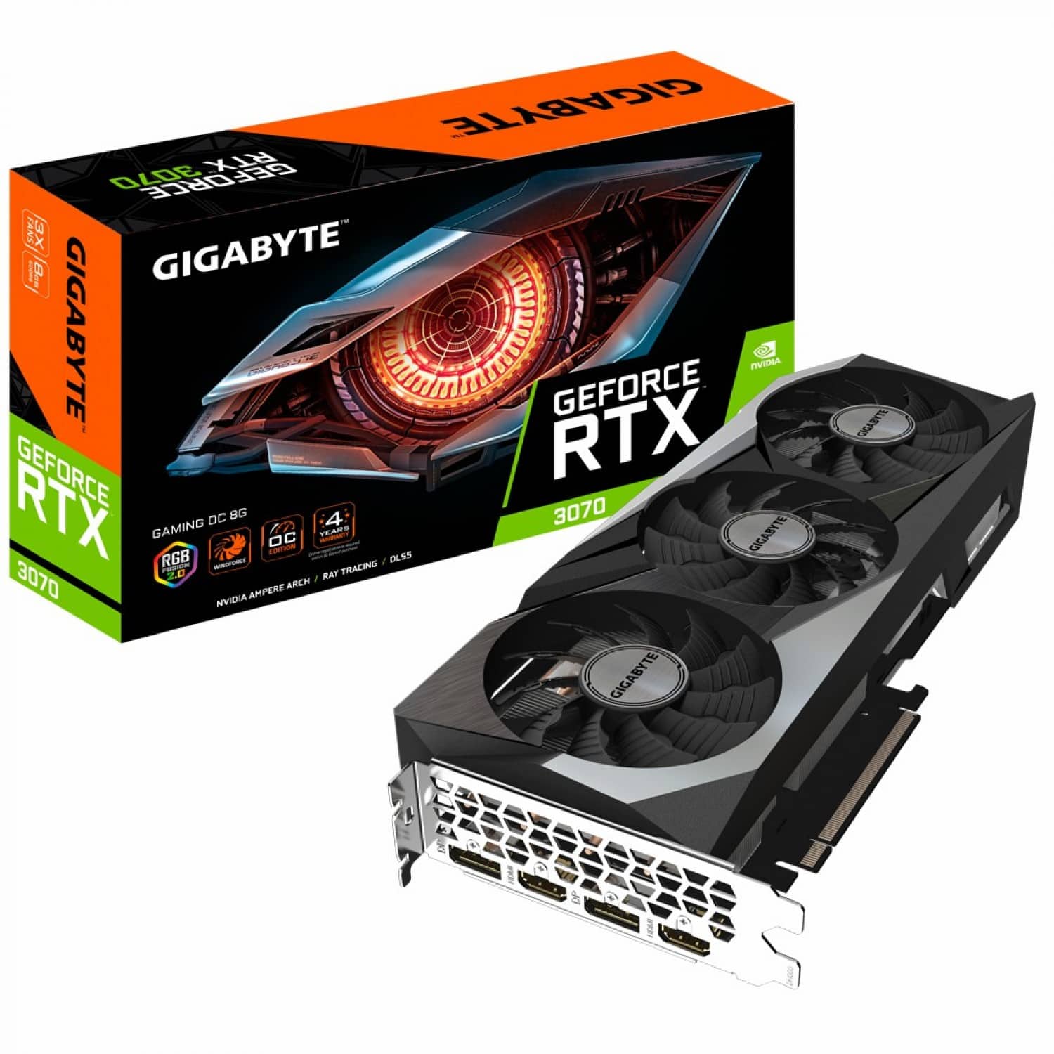 کارت گرافیک گیگابایت مدل Gigabyte RTX 3070 GAMING OC 8GB