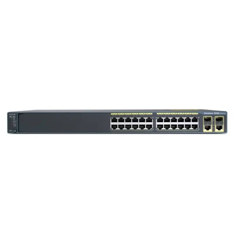 سوئیچ شبکه سیسکو 24 پورت مدل WS C2960 24PC L