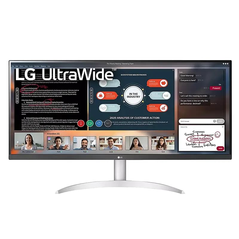 مانیتور مخصوص بازی ال جی مدل LG 34WQ650 سایز 34 اینچ