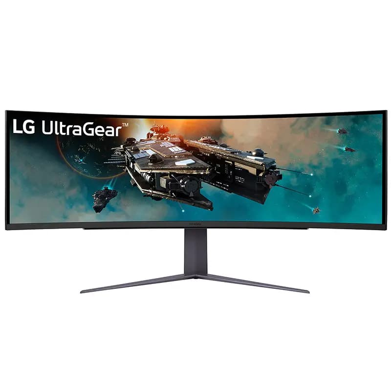 مانیتور مخصوص بازی ال جی مدل LG G 49GR85DC B سایز 49 اینچ منحنی