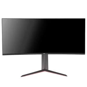مانیتور مخصوص بازی ال جی مدل LG 34gp63a b سایز 34 اینچ منحنی