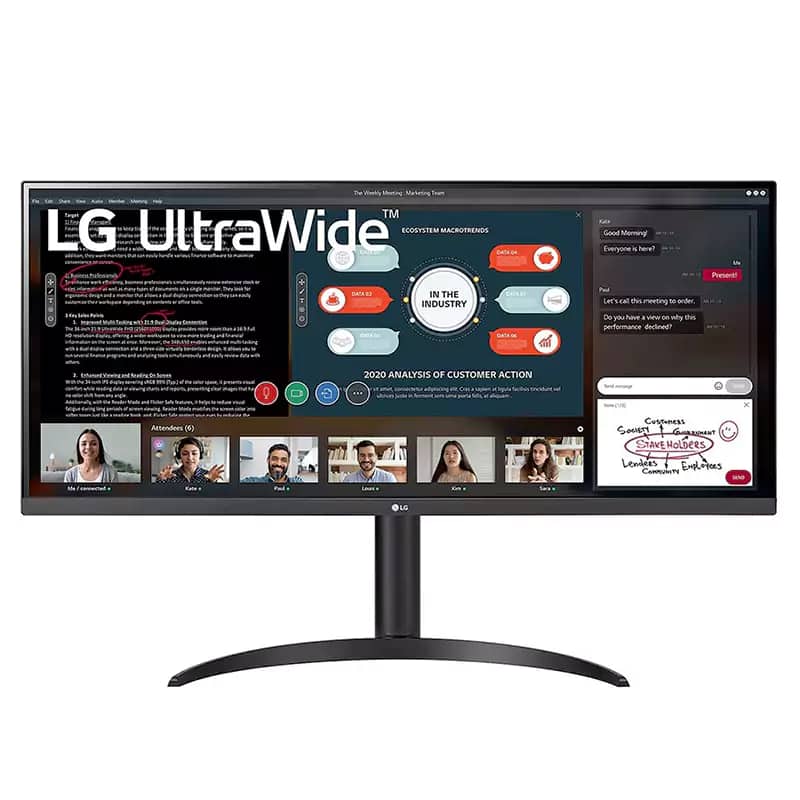 مانیتور مخصوص بازی ال جی مدل LG 34wp550 سایز 34 اینچ