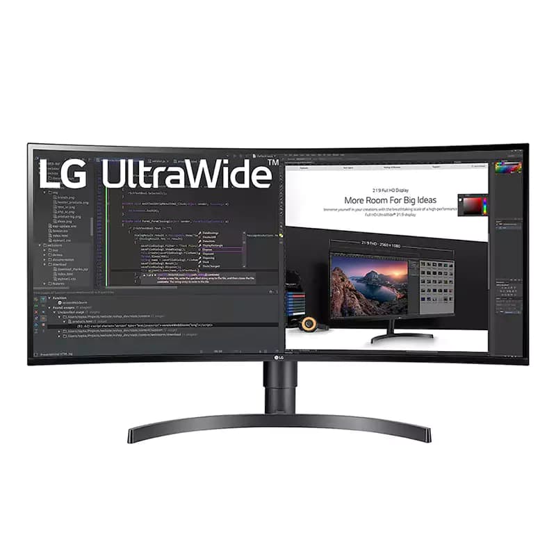 مانیتور مخصوص بازی ال جی مدل LG 34wq60c سایز 34 اینچ منحنی