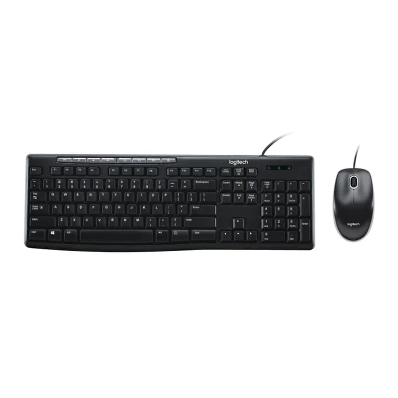 کیبورد و موس بیسیم لاجیتک مدل Mk200