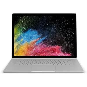 لپ تاپ مایکروسافت 13.5 اینچی مدل Surface Book 2 i7 16GB 512GB SSD 6GB GTX 1060 _ استوک