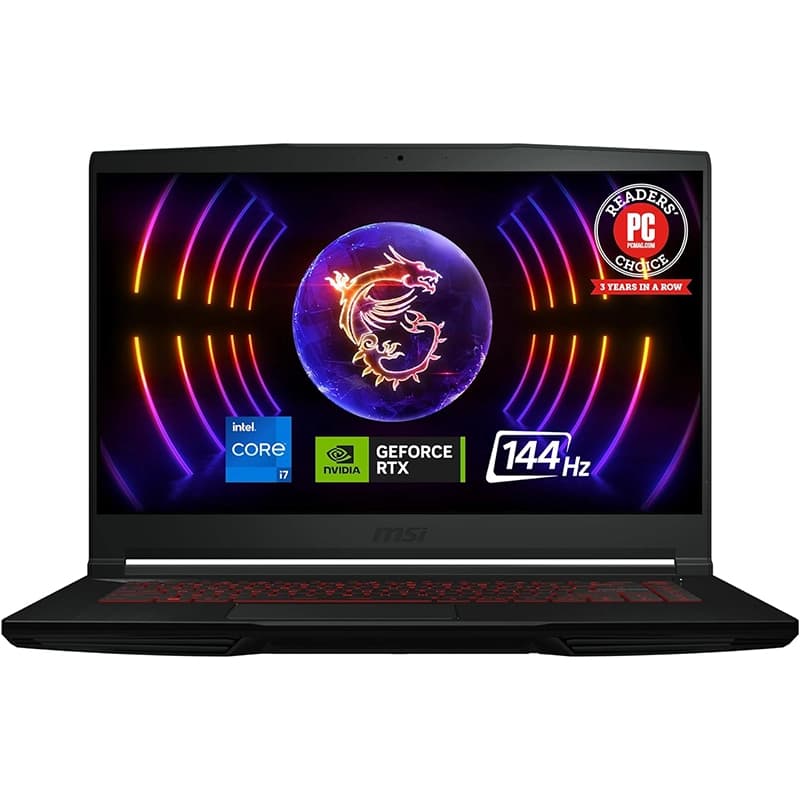 لپ تاپ 15.6 اینچی ام اس آی مدل GF63 i7 16GB 512GB SSD 4GB RTX3050