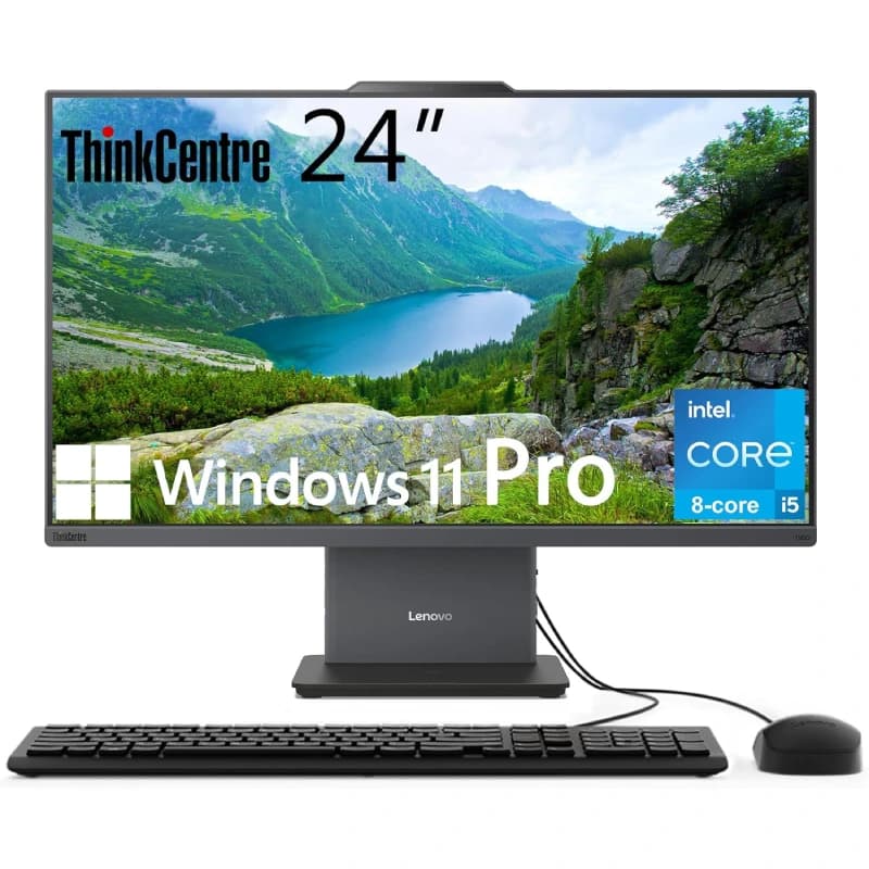 کامپیوتر آل این وان لنوو 24 اینچی مدل Lenovo IdeaCenter i5 8GB RAM 512GB SSD Intel UHD Graphics