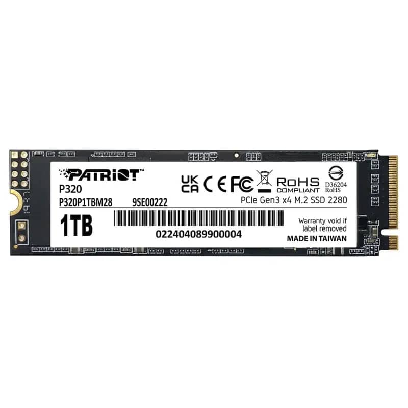 حافظه اس اس دی اینترنال پاتریوت مدل P320 ظرفیت 1 ترابایت