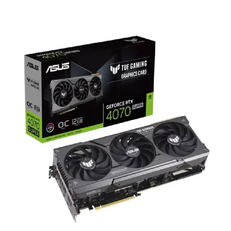 کارت گرافیک ایسوس مدل TUF Gaming GeForce RTX4070 SUPER OC Edition 12GB GDDR6X