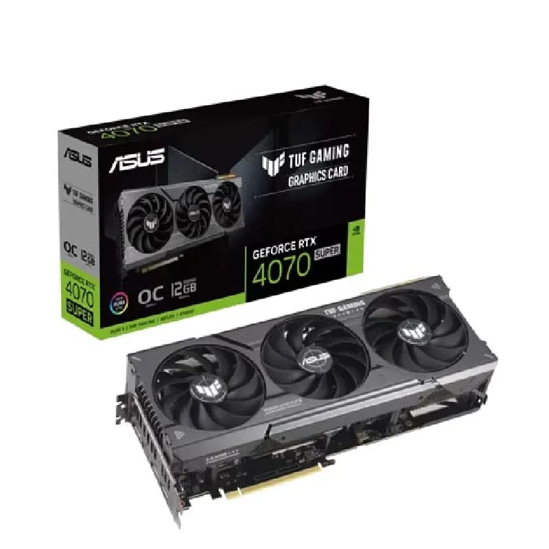 کارت گرافیک ایسوس مدل TUF Gaming GeForce RTX4070 SUPER OC Edition 12GB GDDR6X