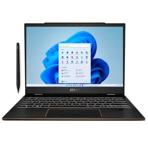 لپ تاپ 13.3 اینچی ام اس آی مدل Summit E13 AI Evo A1M Core Ultra 7 16GB 1TB SSD Intel Arc