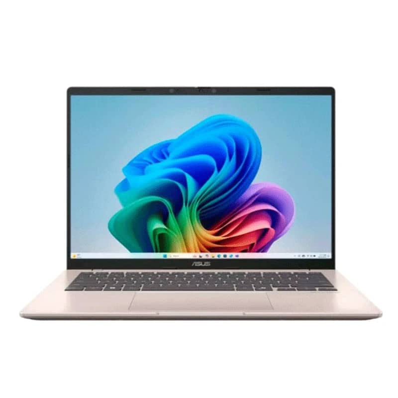 لپ تاپ 14 اینچی ایسوس مدل Vivobook 14 X1407QA Snapdragon X 16GB 512GB SSD Adreno