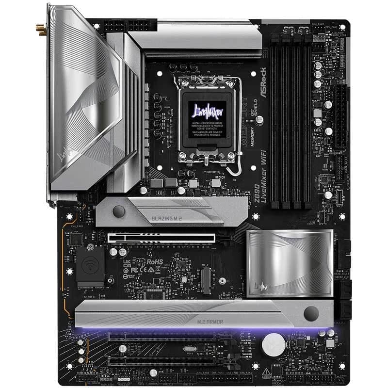 مادربرد ازراک Z890 LiveMixer WiFi DDR5