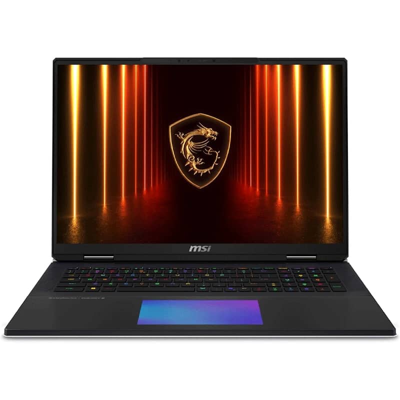 لپ تاپ 18 اینچی ام اس آی مدل Titan 18 HX AI A2XW Core Ultra 9-285HX 64GB 6TB SSD 24GB RTX 5090
