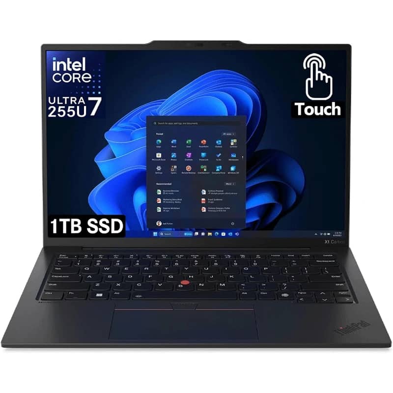 لپ تاپ 14 اینچی لنوو مدل ThinkPad X1 Carbon Gen 13 21NY Core Ultra 7 32GB 1TB SSD Intel Arc