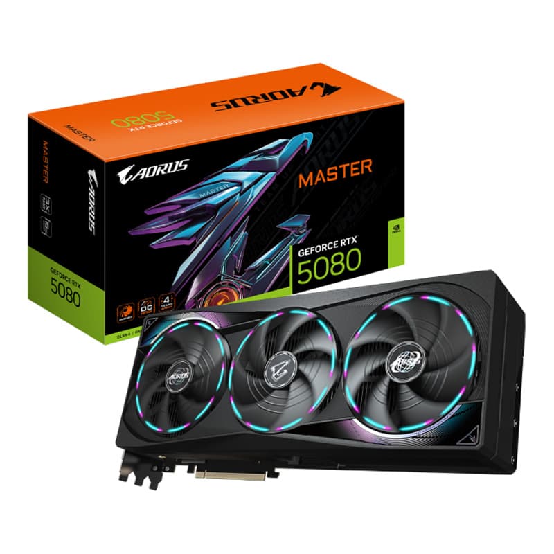 GIGABYTE AORUS GeForce RTX 5080 MASTER 16GB Graphics Card