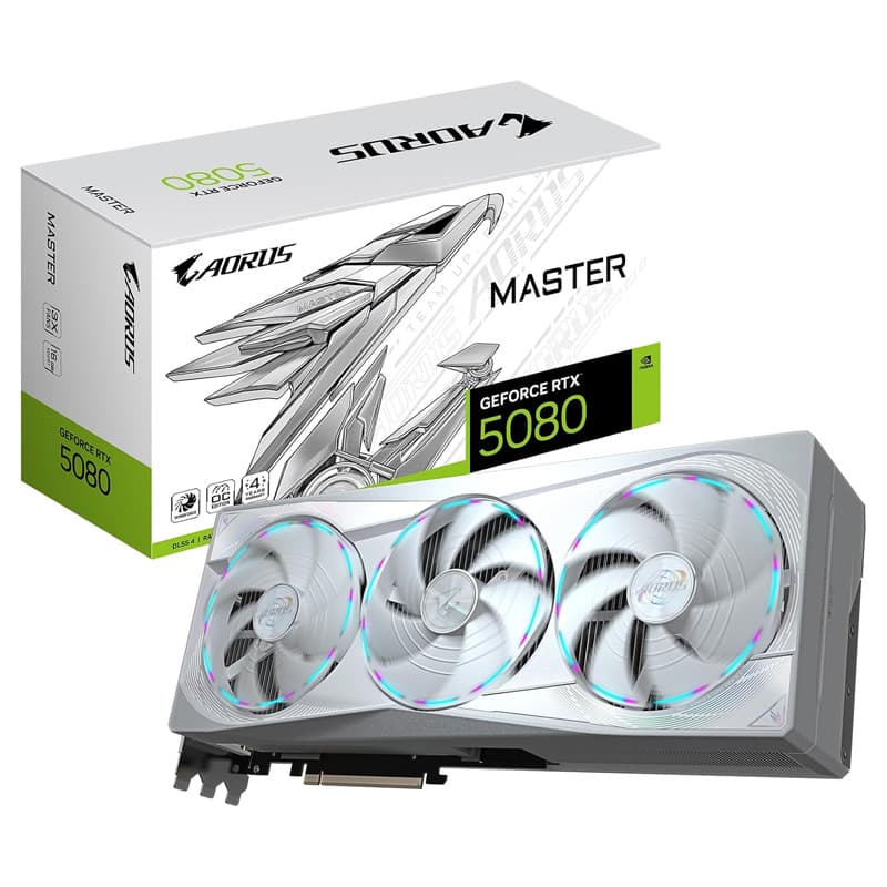 ZOTAC GAMING ASUS PRIME AORUS GeForce RTX 5080 MASTER ICE 16G Graphics Card