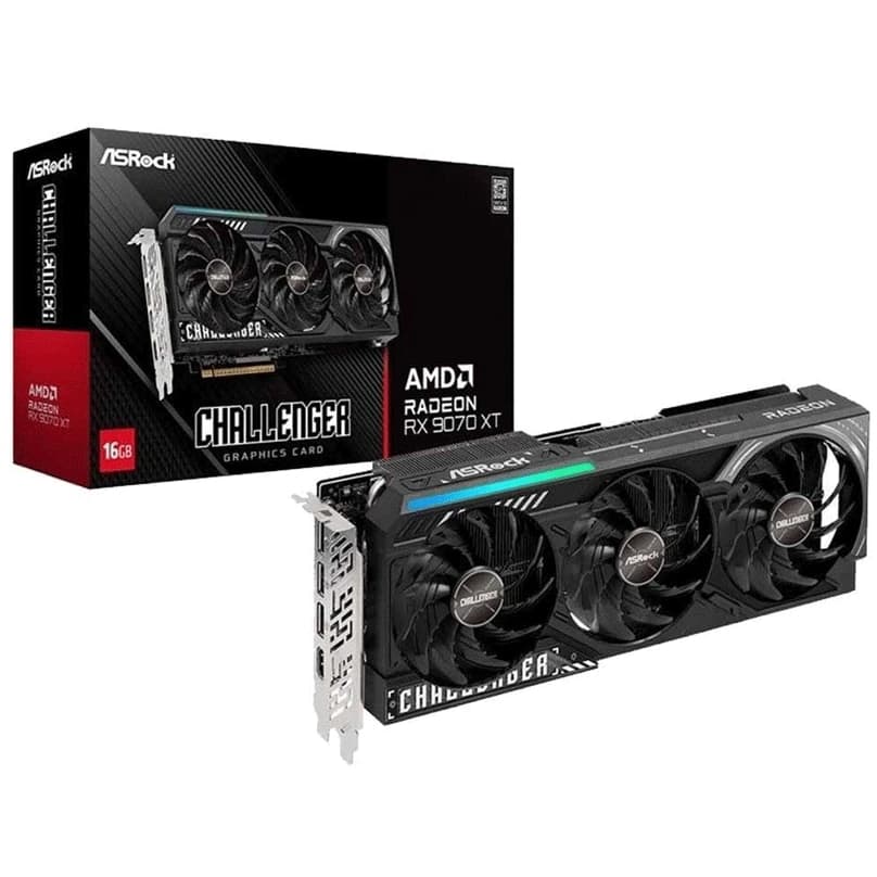 کارت گرافیک ازراک مدل Radeon RX 9070 XT Challenger OC 16GB
