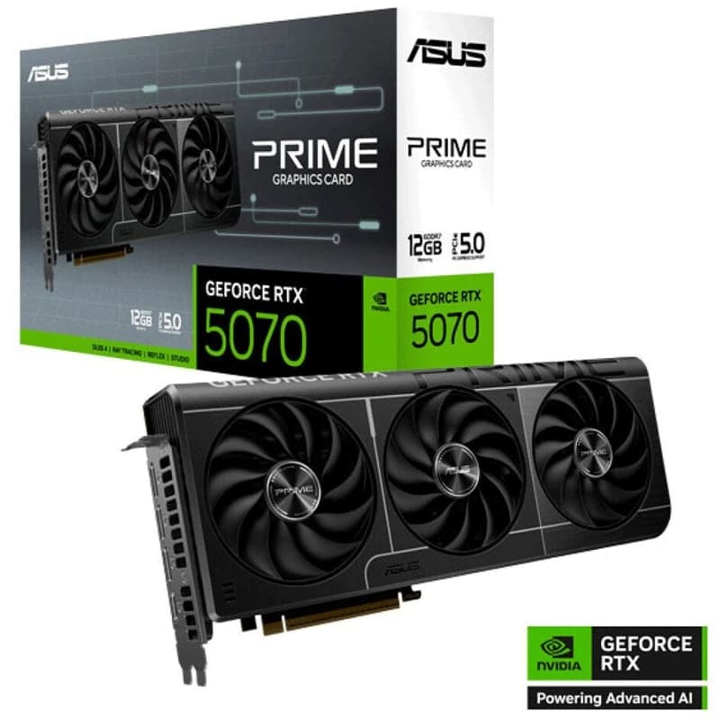 کارت گرافیک ایسوس مدل Prime GeForce RTX 5070 OC Edition 12GB