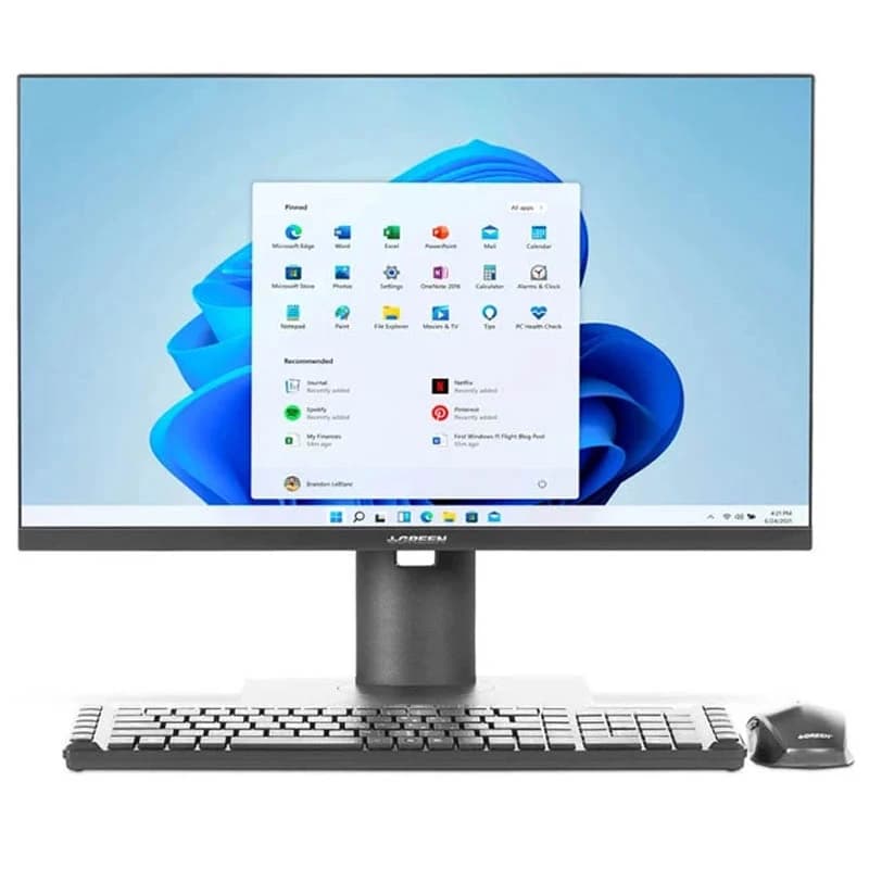 کامپیوتر آل این وان 23.8 اینچی گرین مدل GT624-i38S i3-12100 8GB 512GB SSD Intel