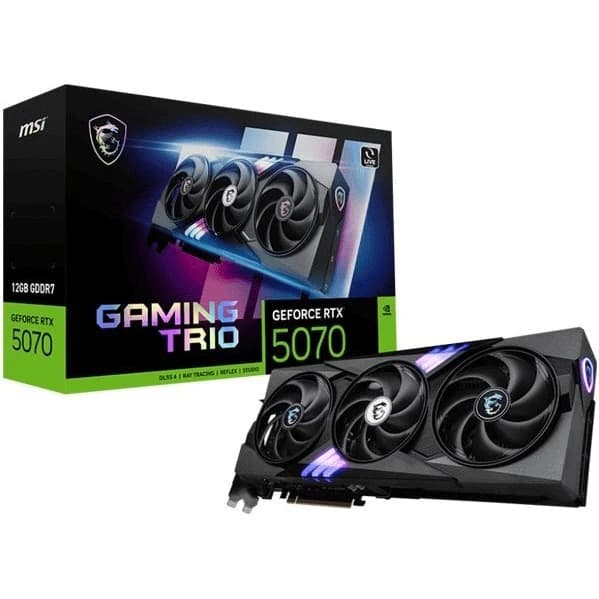 کارت گرافیک ام اس آی مدل GAMING TRIO GeForce RTX 5070 12GB