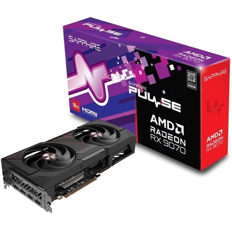 کارت گرافیک سافایر مدل PULSE Radeon RX 9070 16GB