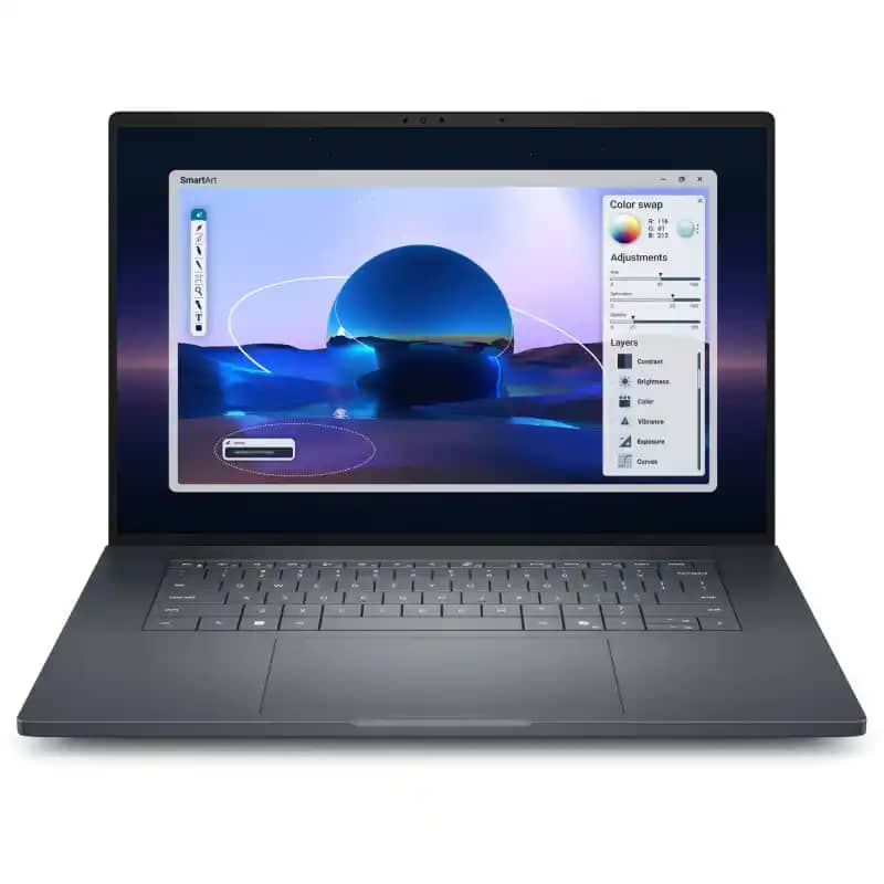 لپ تاپ 16 اینچی دل مدل Pro Max 16 Premium MA16250 Core Ultra 7 255H 32GB 512GB SSD 8GB RTX PRO 1000