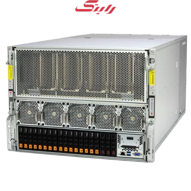 سرور هوش مصنوعی سوپرمایکرو مدل SYS-822GS-NB3RT-01-G2 Xeon 6768P 2TB RAM 960GB NVMe SSD 8x 288GB NVIDIA B300