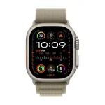 Apple Watch Ultra 2 Titanium Case with Alpine Loop olive