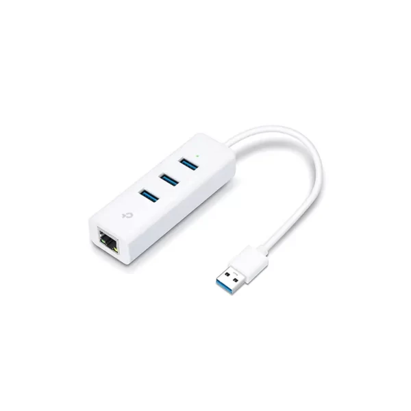 هاب USB 3.0 سه پورت و کارت شبکه تی پی لینک مدل UE330 - Image 2