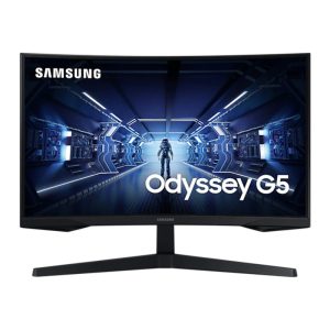 مانیتور منحنی گیمینگ 27 اینچی سامسونگ مدل SAMSUNG LC27G55TQWMXUE