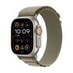 Apple Watch Ultra 2 Titanium Case with Alpine Loop olive