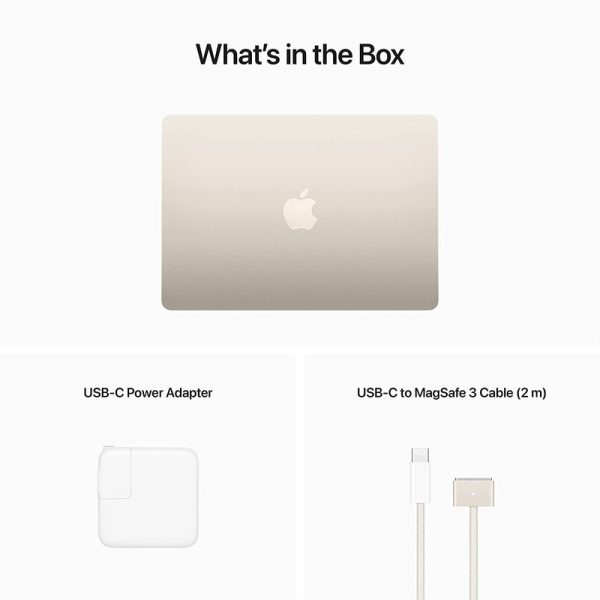 لپ تاپ 13.6 اینچی اپل مدل MacBook Air MLY23 M2 8GB 256GB SSD
