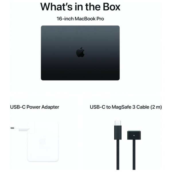لپ تاپ 16 اینچی اپل مدل MacBook Pro MRW33 M3 36GB 1TB SSD