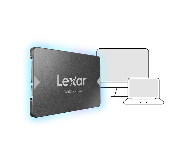 حافظه اس اس دی لکسار مدل Lexar NS100 SSD Drive ظرفیت 512گیگابایت