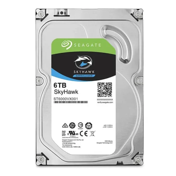 هارد دیسک اینترنال سیگیت مدل SkyHawk ST6000VX001 ظرفیت 6 ترابایت