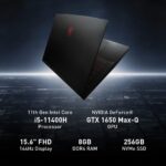 لپ تاپ 15.6 اینچی ام اس آی مدل GF63 i5 8GB 256GB SSD 4GB GTX1650
