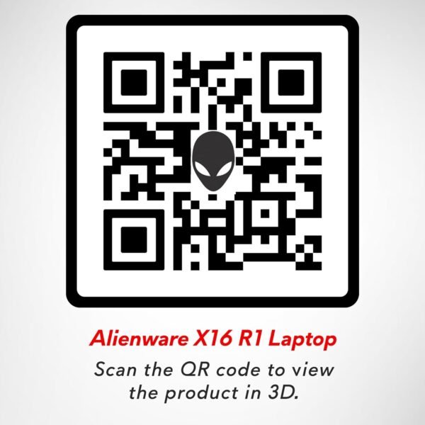 لپ تاپ 16 اینچی دل مدل Alienware X16 R1 i9 32GB 1TB SSD 12GB RTX4080