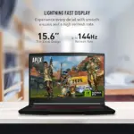 لپ تاپ 15.6 اینچی ام اس آی مدل GF63 i7 8GB 512GB SSD 4GB RTX3050