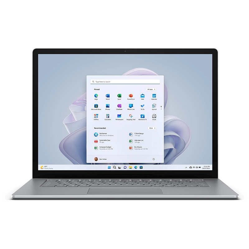 لپ تاپ مایکروسافت 13.5 اینچی مدل Surface Laptop 5 Core i5-1235U 8GB 512GB SSD Iris Xe