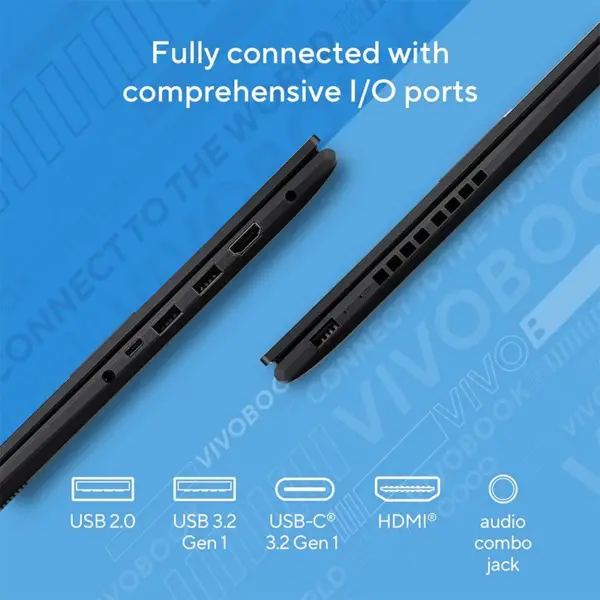لپ تاپ 15.6 اینچی ایسوس مدل VivoBook X1505ZA i5 16GB 512GB SSD Iris Xe