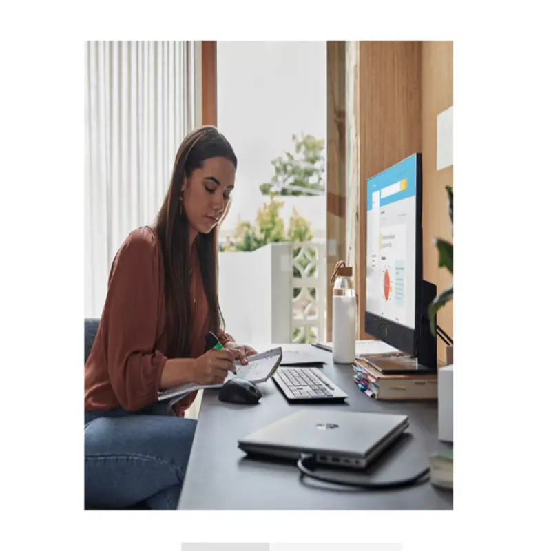 کامپیوتر آل این وان اچ پی 23.8 اینچی مدل ALO Pro 440 G9 i5 16GB 256GB SSD Iris Xe