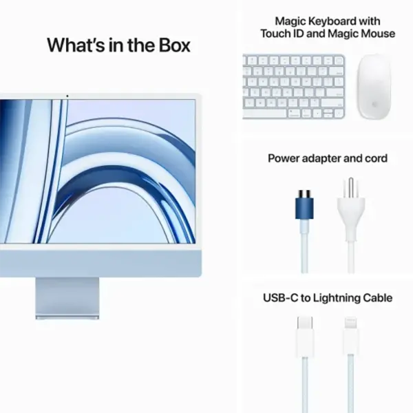 کامپیوتر آل این وان اپل 24 اینچی مدل iMac M3 16GB 1TB SSD