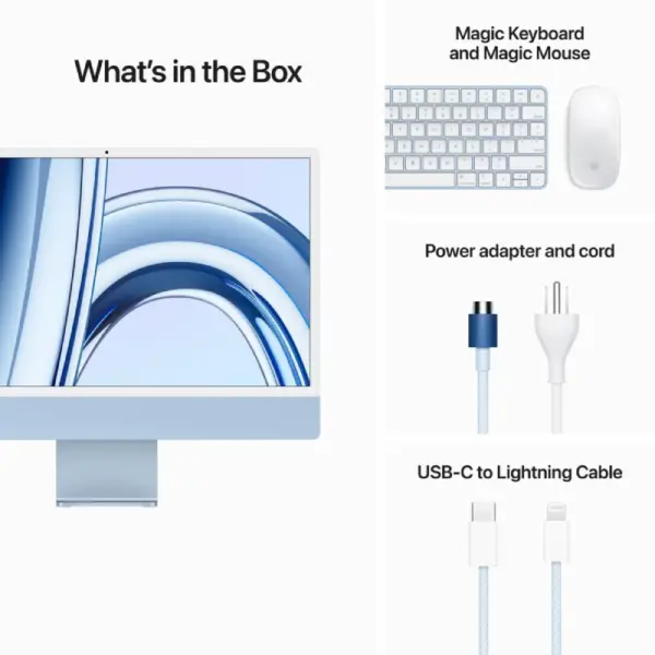 کامپیوتر آل این وان اپل 24 اینچی مدل iMac MD2T4 M4 24GB RAM 512GB SSD - Image 2