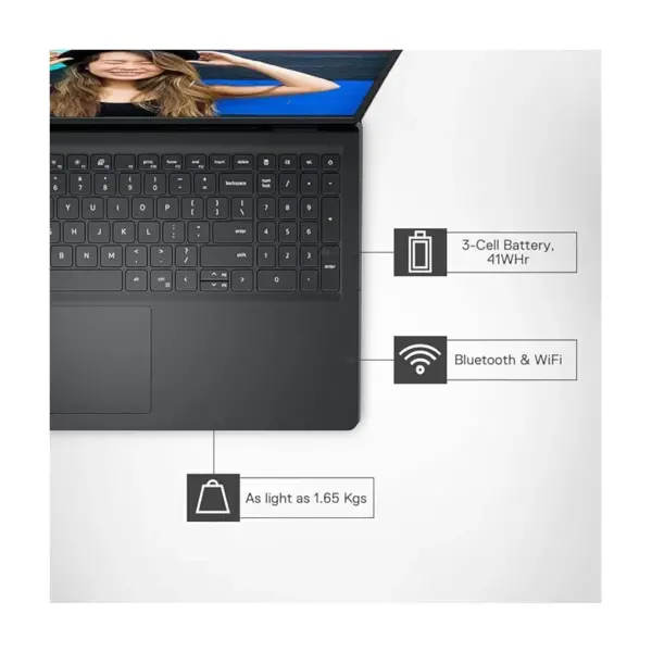 لپ تاپ 15.6 اینچی دل مدل  Inspiron 3520 i5 8GB 256GB SSD Intel UHD - Image 4